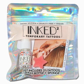 INKED by Dani The Gratitude Pack Temporary Tattoos,