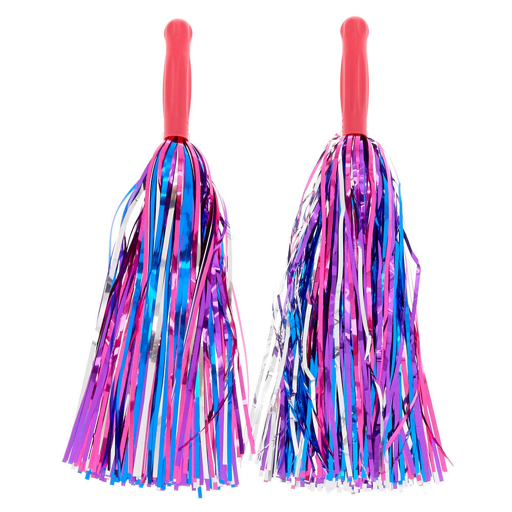Claire's Club Metallic Pom Poms - 2 Pack,