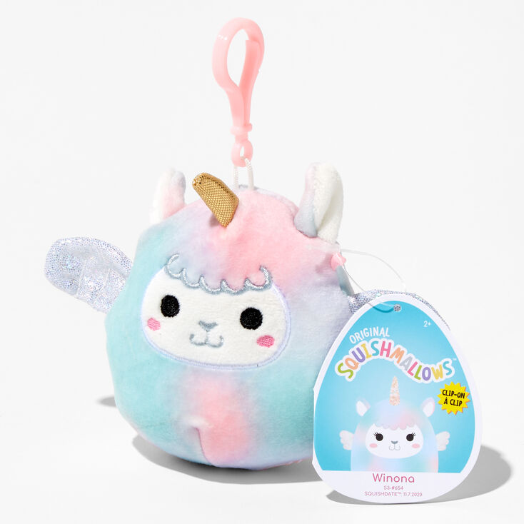 Squishmallows&trade; 3.5&quot; Assorted Plush Toy Keychain - Styles May Vary,