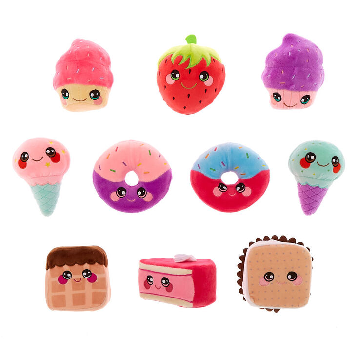 Claire's Peluche mystère série dessert des Squeezamals