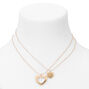 Gold Mommy &amp; Mini Pendant Necklaces - 2 Pack,