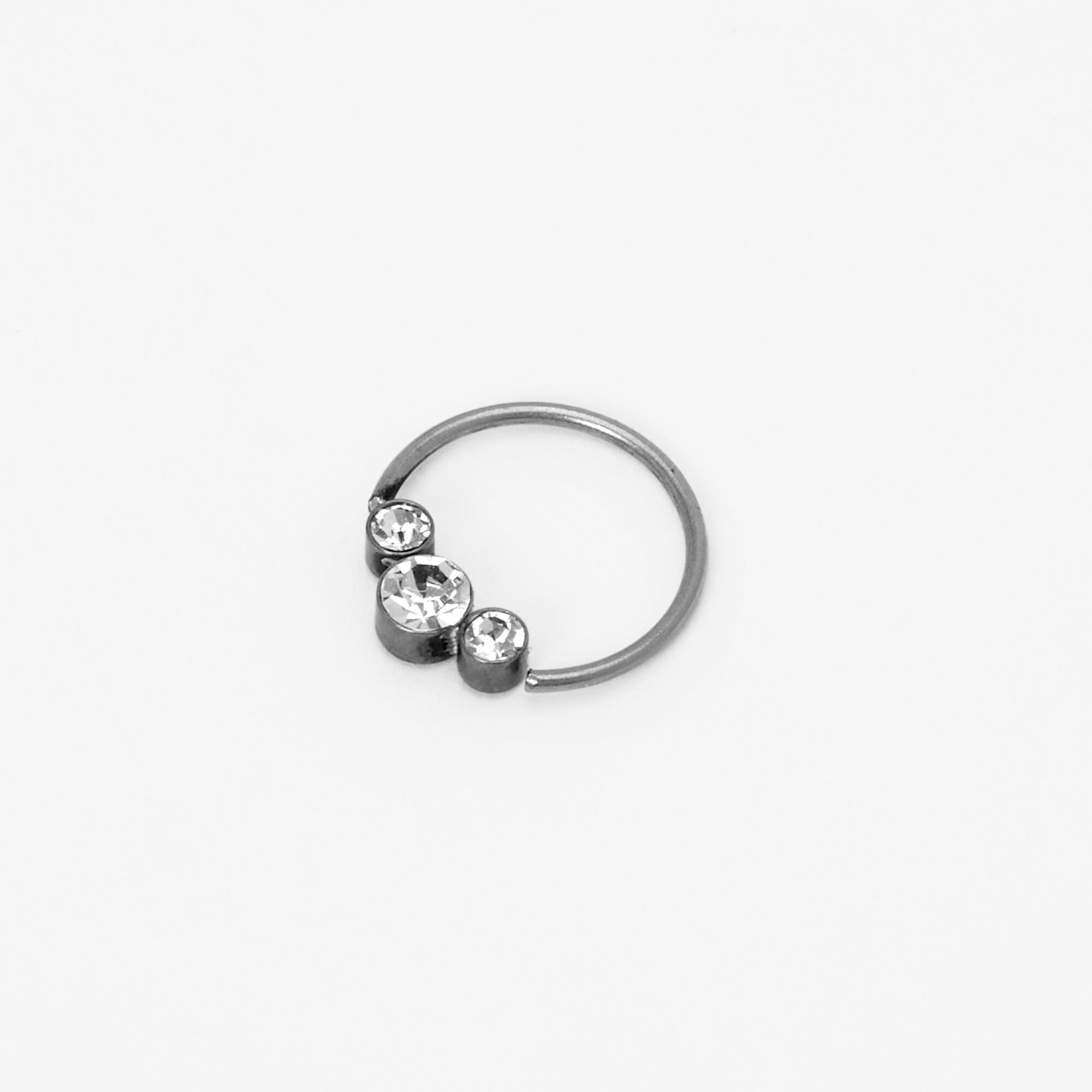 Black nose store ring claire's