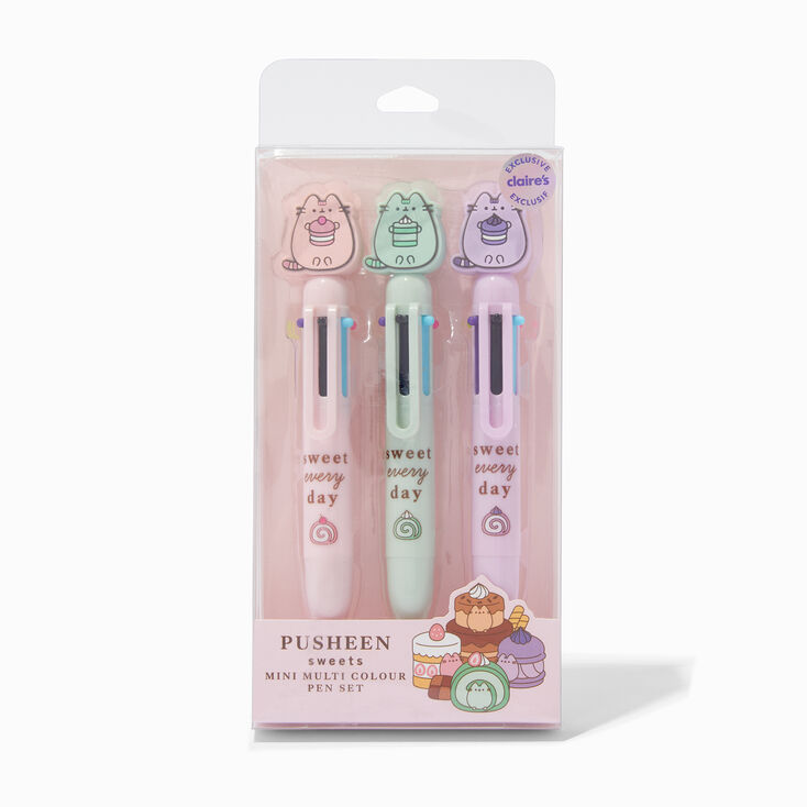Pusheen&reg; Sweets Mini Multi Colour Pen Set - 3 Pack,