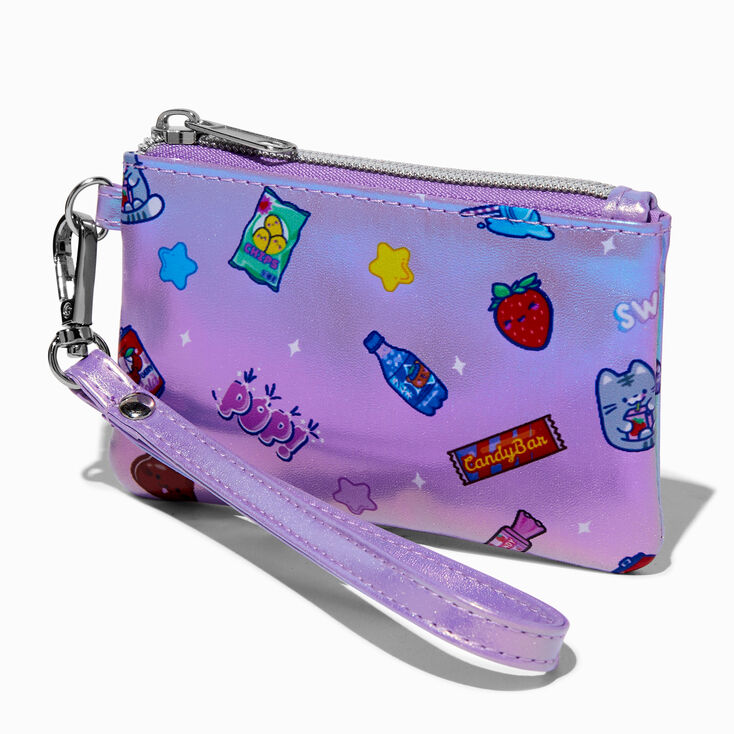 Junk Food Mini Mart Wristlet Coin Purse,
