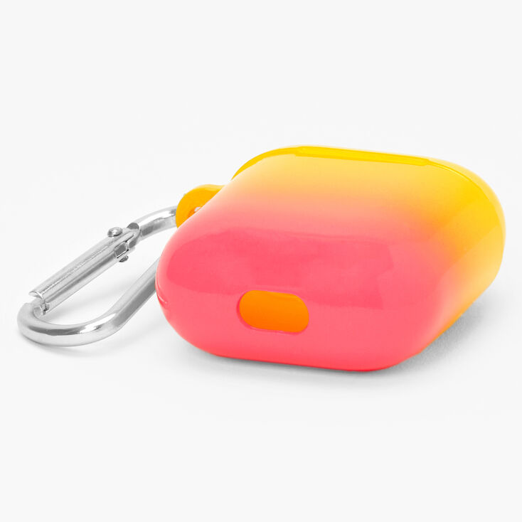 Neon Ombre Earbud Case Cover - Compatible with Apple AirPods,