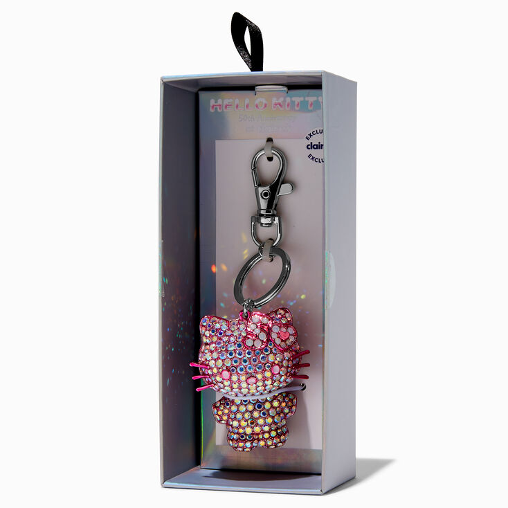 Hello Kitty&reg; 50th Anniversary Claire&#39;s Exclusive Bling Keyring,