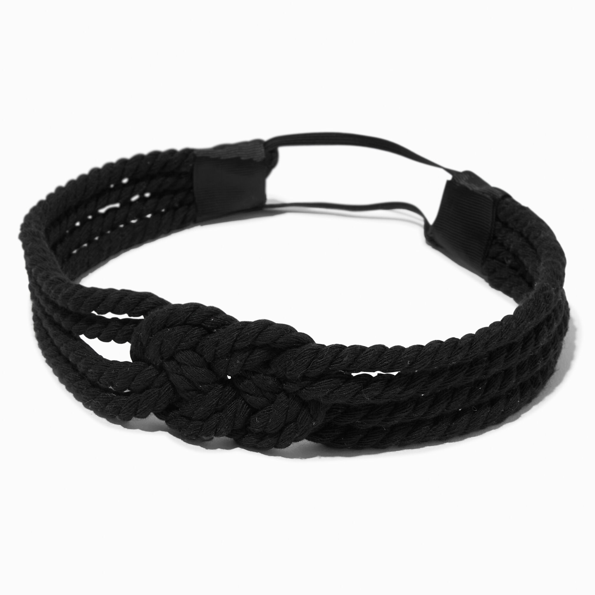 View Claires Rope Knotted Headwrap Black information