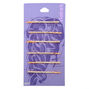 Rose Gold Rhinestone Hair Pins - 6 Pack,