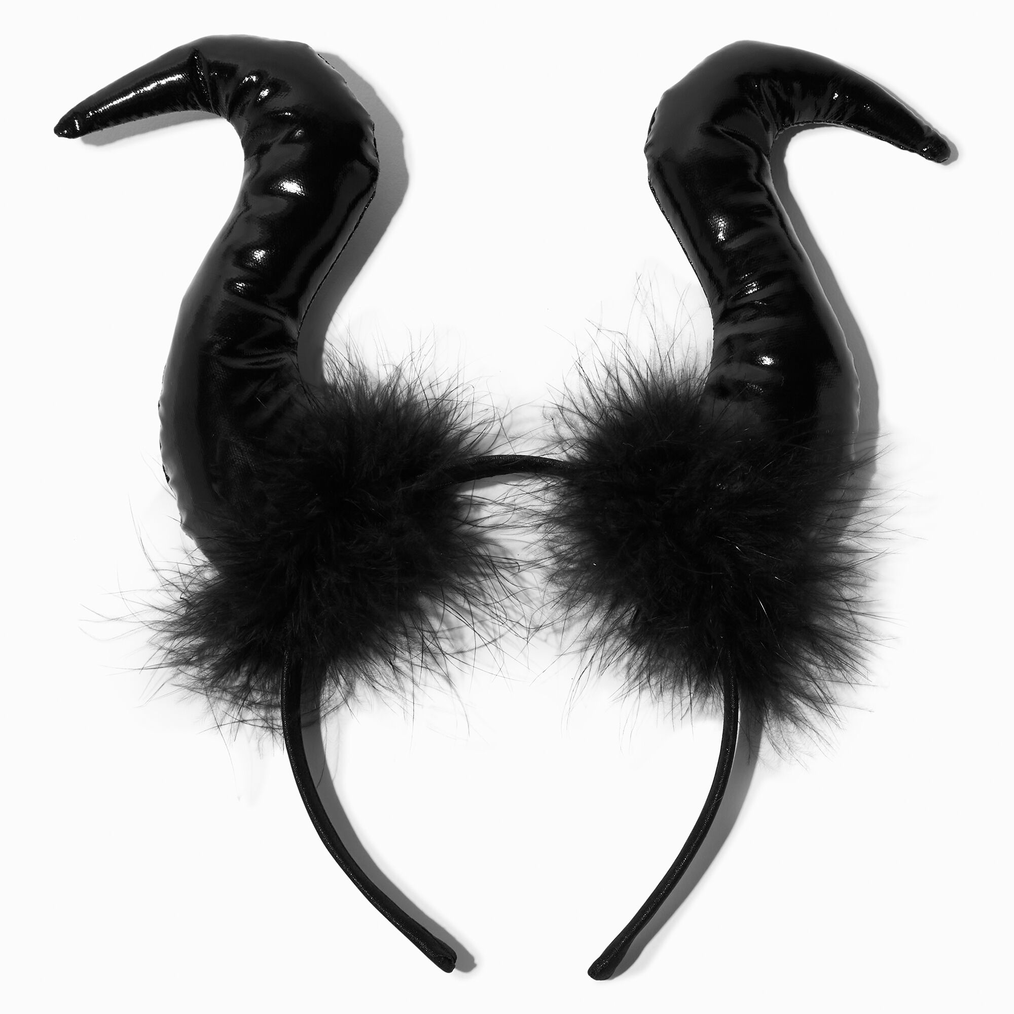 Serre-tête à cornes de sorcière noires,