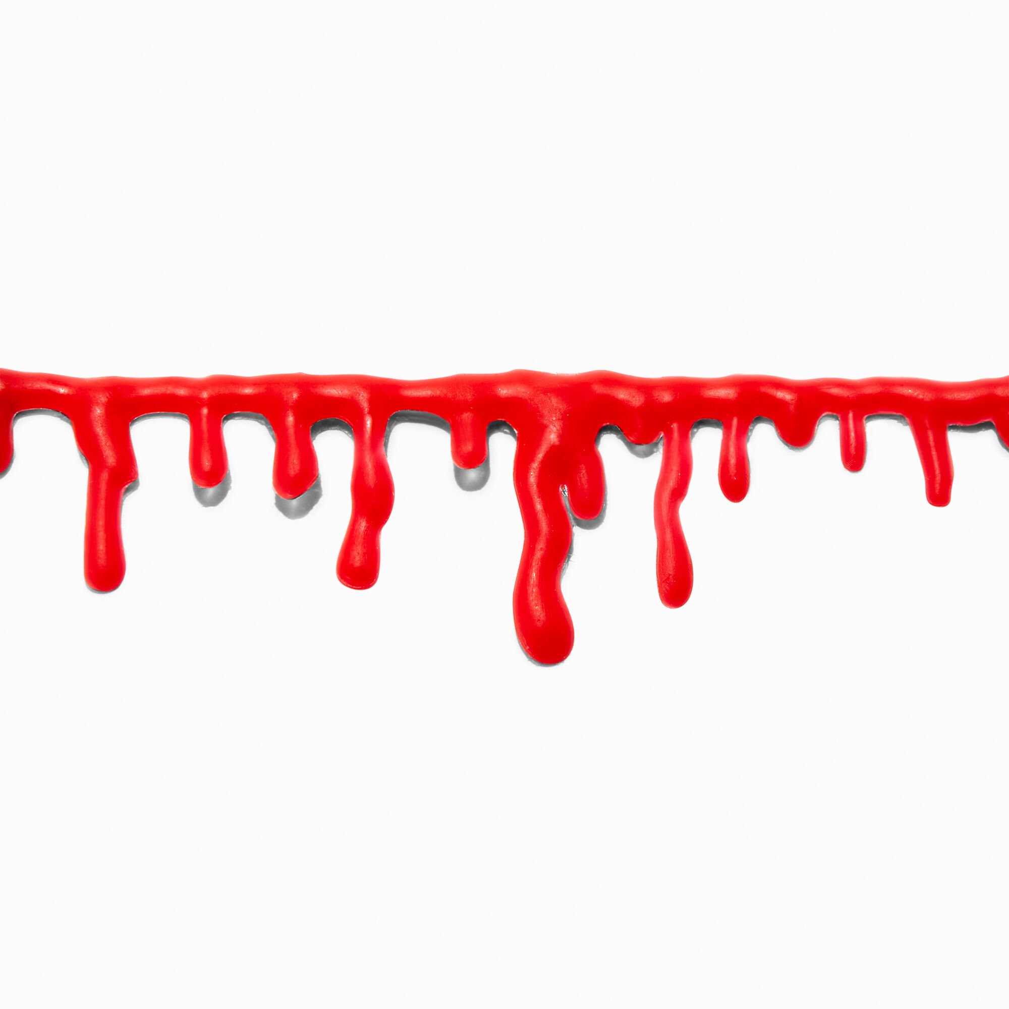 Dripping 'Blood' Choker Necklace,