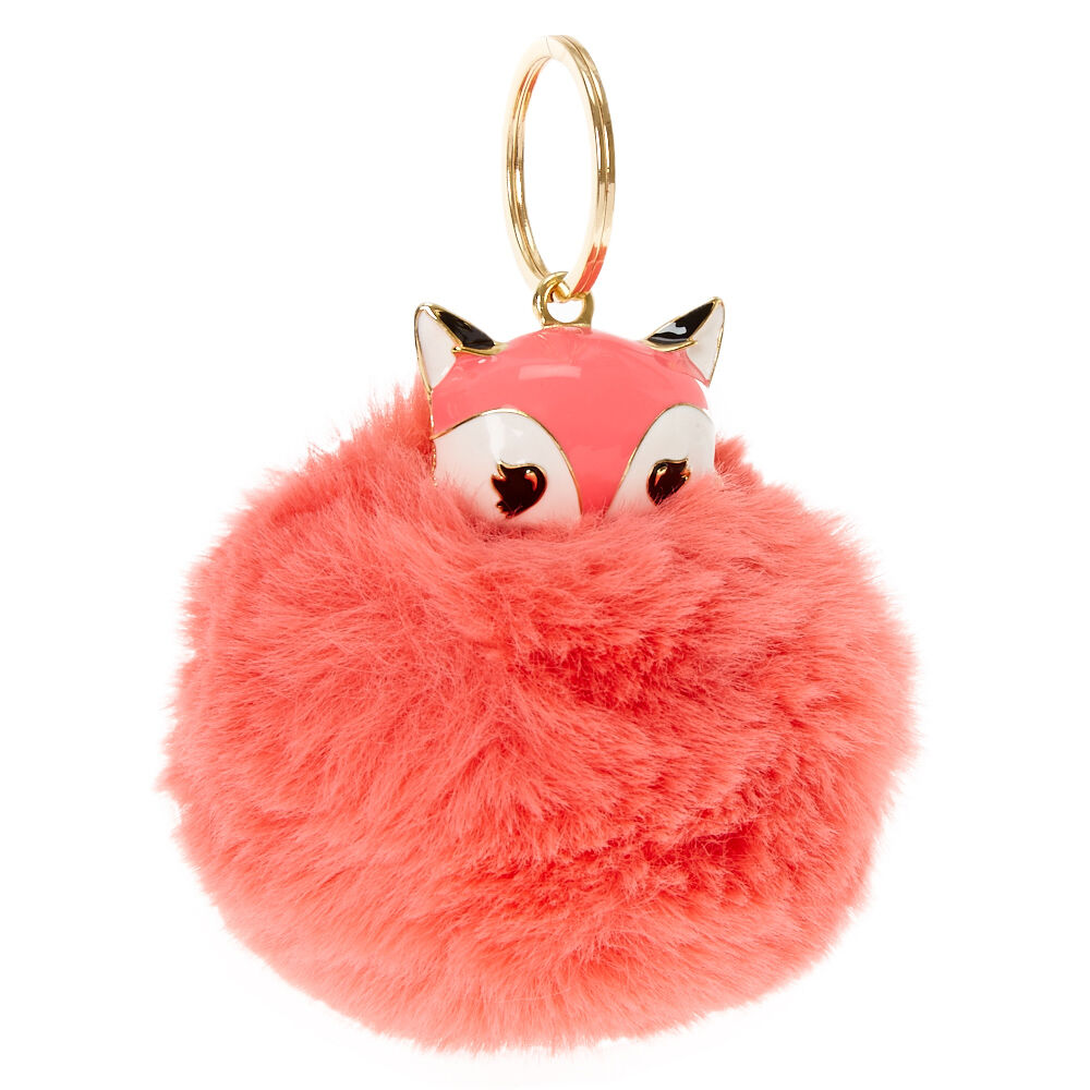 Francesca the Fox Pom Pom Key Ring,