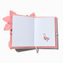 Floral Axolotl Plush Lock Diary,