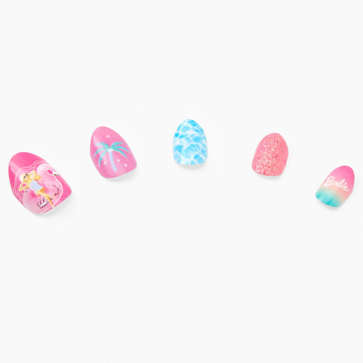 Barbie&trade; Summer Stiletto Press On Faux Nail Set - 20 Pack,