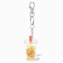 Orange Pop Shaker Ice Keyring,