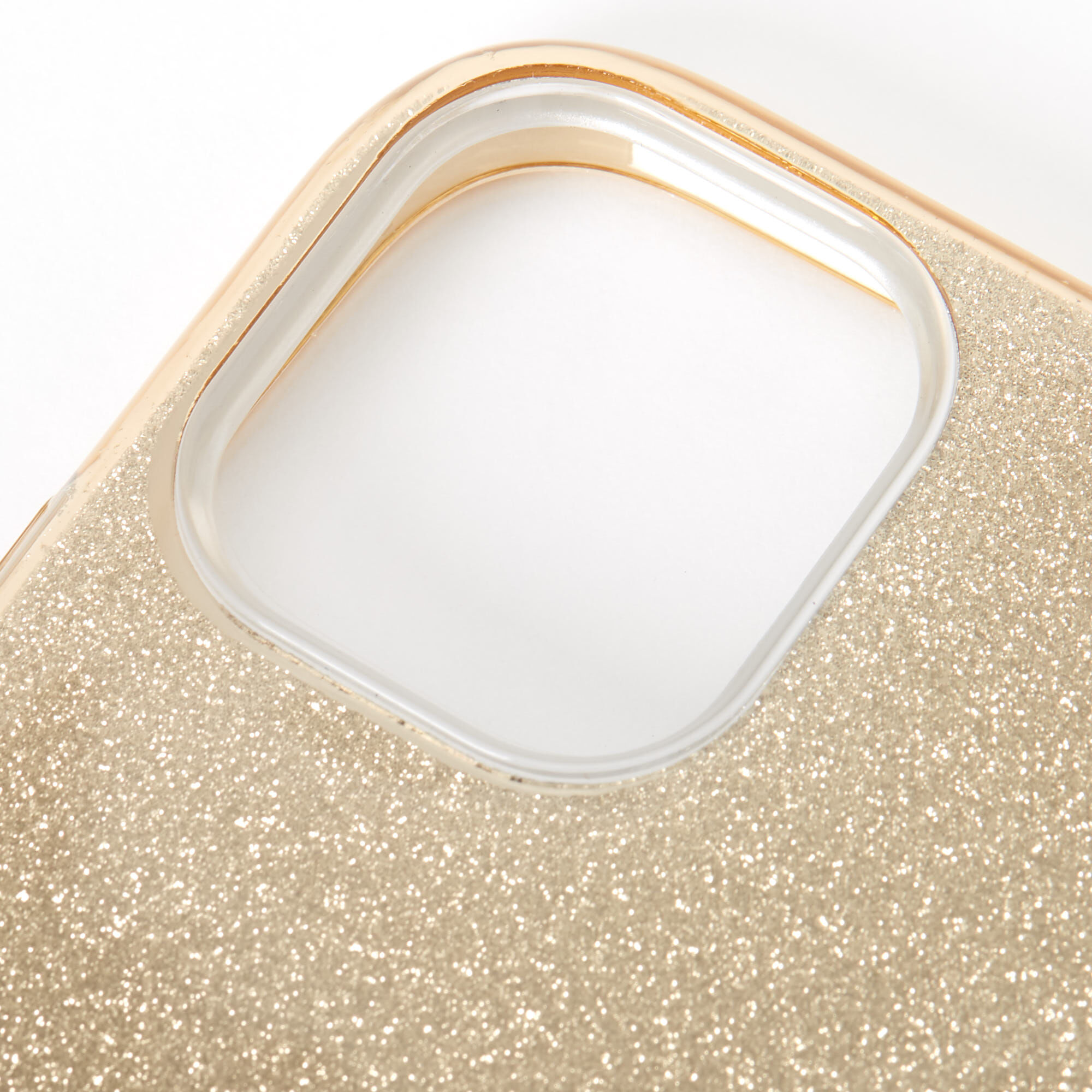 Gold Glitter Protective Phone Case - Fits iPhone® 11,