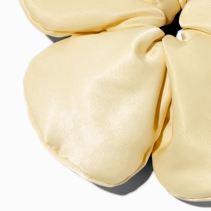 Ivory Flower Giant Hair Scrunchie,