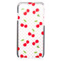 Cherry Heart Clear Protective Phone Case - Fits iPhone 6/7/8/SE,