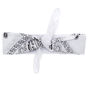 Bandeau bandana motif cachemire - Blanc,