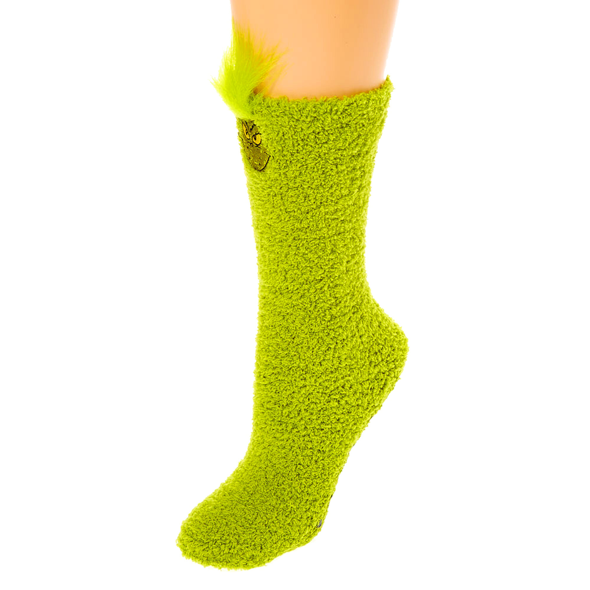 The Grinch Crew Slipper Socks - Green | Claire's US