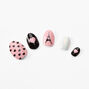 Pink Paris Stilleto Press On Vegan Faux Nail Set - 24 Pack,