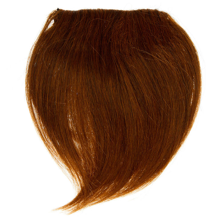 Faux Fringe Hair Clip - Brown | Claire's