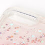 Coque de portable remplie de liquide avec &eacute;toiles &agrave; paillettes rouges - Compatible avec iPhone 6/7/8 Plus,