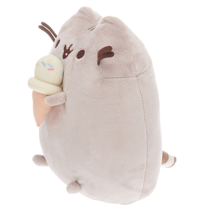 Pusheen&reg; Medium Ice Cream Soft Toy &ndash; Grey,