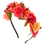 Pink Sunset Wildflower Headband,