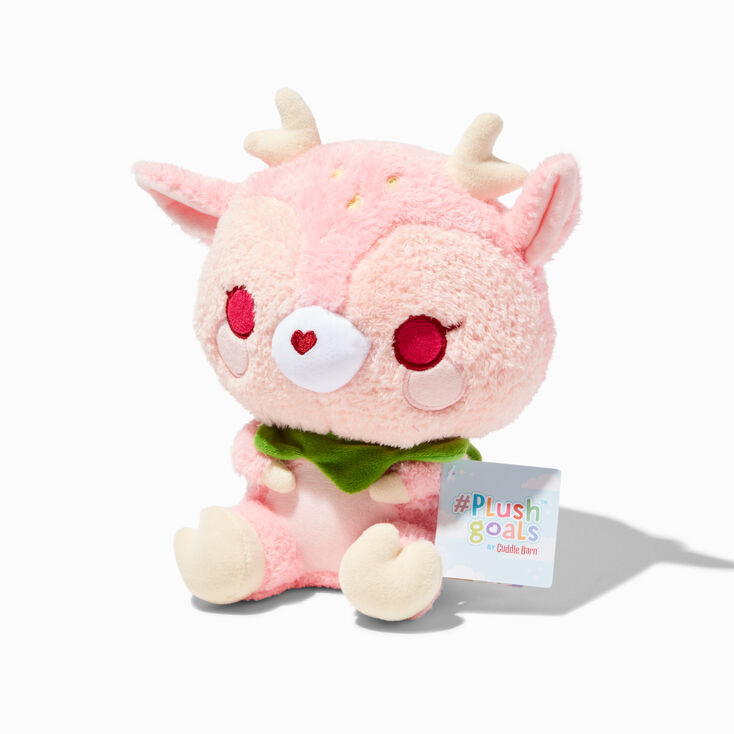 &#35;Plush Goals by Cuddle Barn&reg; 9&#39;&#39; Dearie the Strawberry Deer Plush Toy,