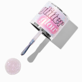 Glitter Glow Vegan Glow in The Dark Nail Polish - Lilac,