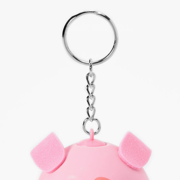 Coral Puppy Stress Ball Keychain,