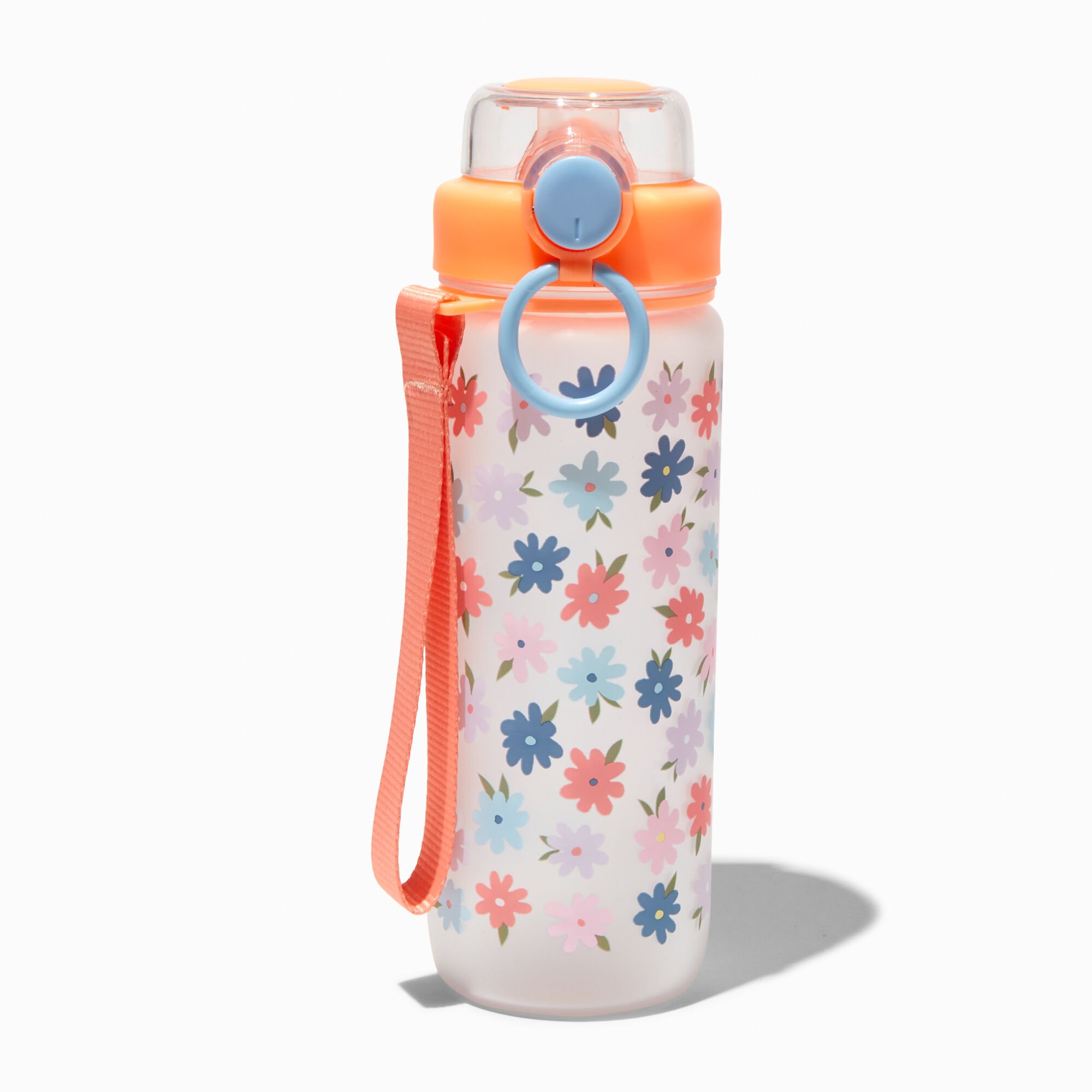 Daisy Print Wristlet Water Bottle,