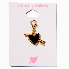 T H E M E x Claire&#39;s Black Heart Charm,