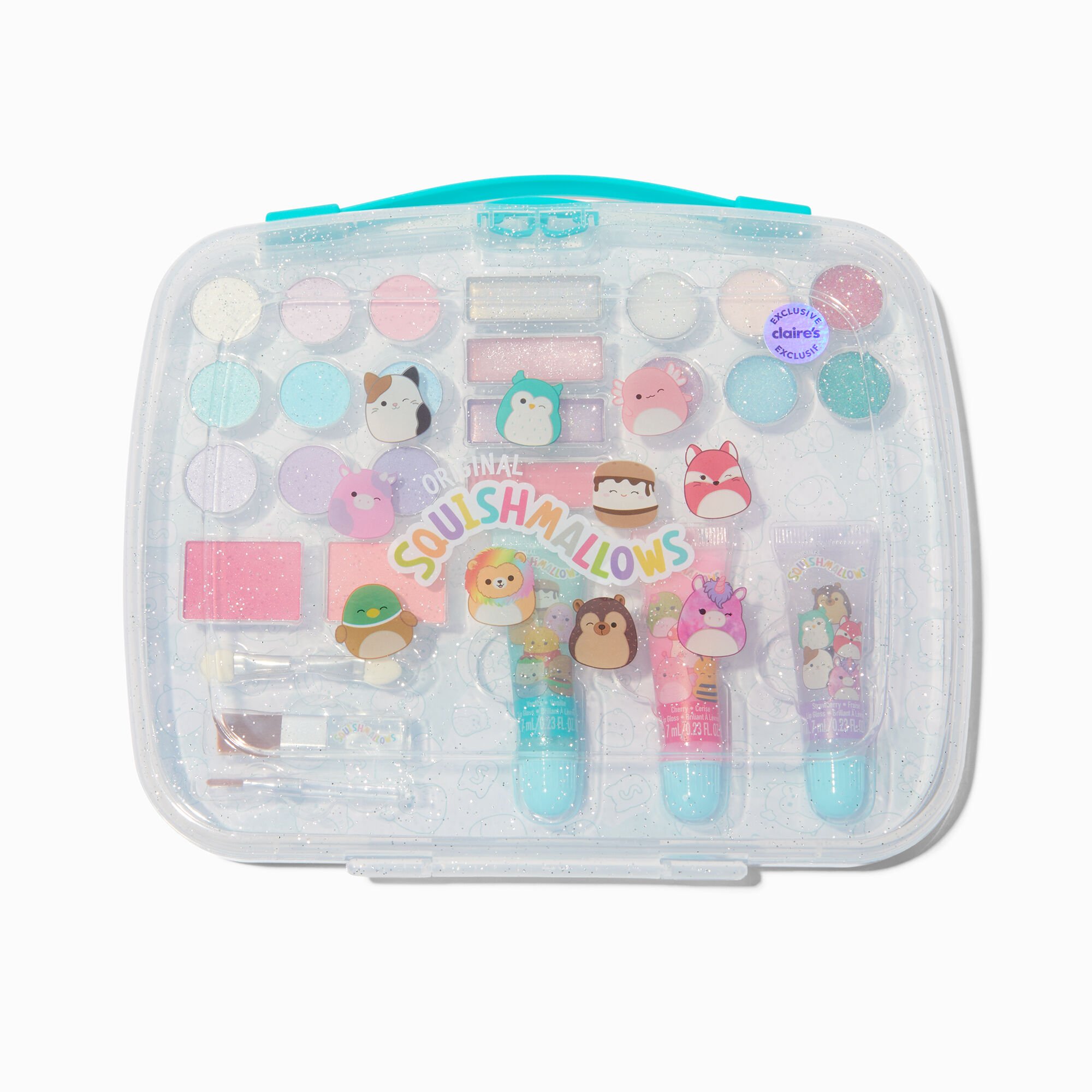 View Claires Squishmallows Glitter Makeup Case information