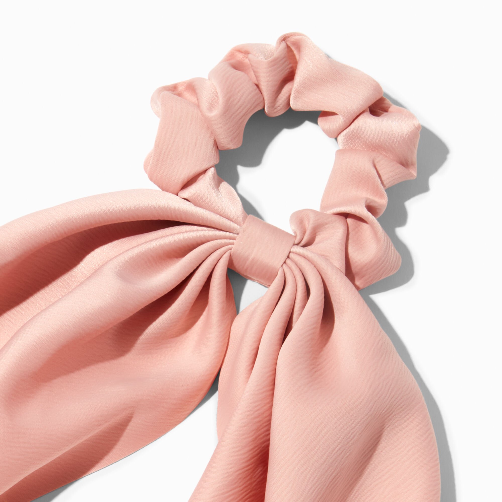 Petit chouchou foulard rose tendre,