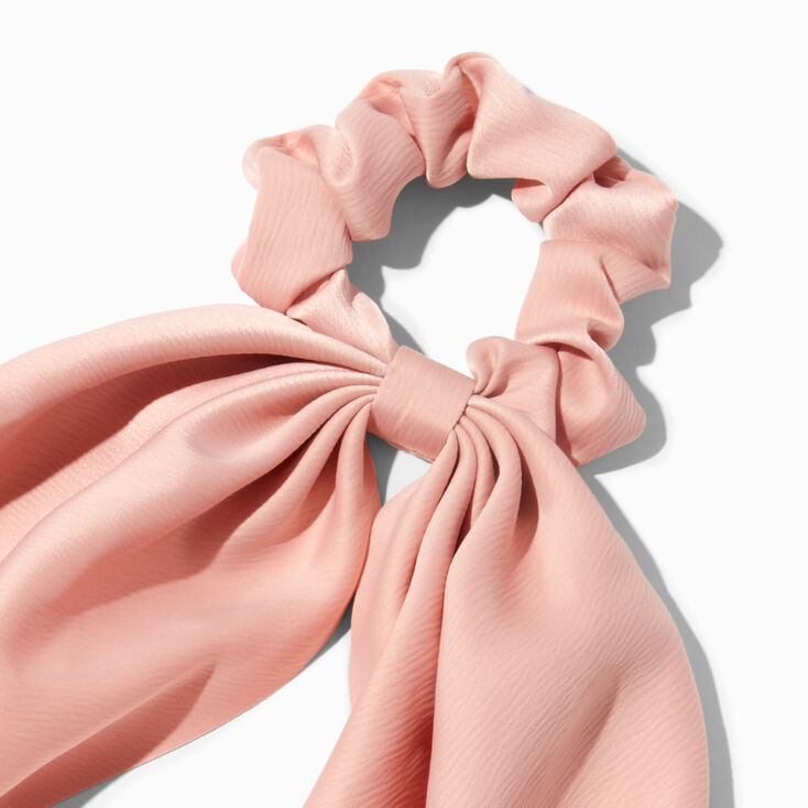 Petit chouchou foulard rose tendre,