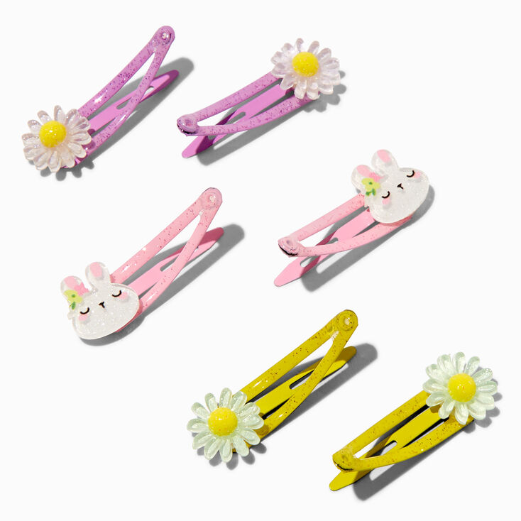 Claire&#39;s Club Easter Icons Snap Hair Clips - 6 Pack,