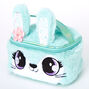 Claire&#39;s Club Jade the Bunny Makeup Bag - Teal,