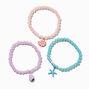 Claire&#39;s Club Beach Beaded Stretch Bracelets - 3 Pack,
