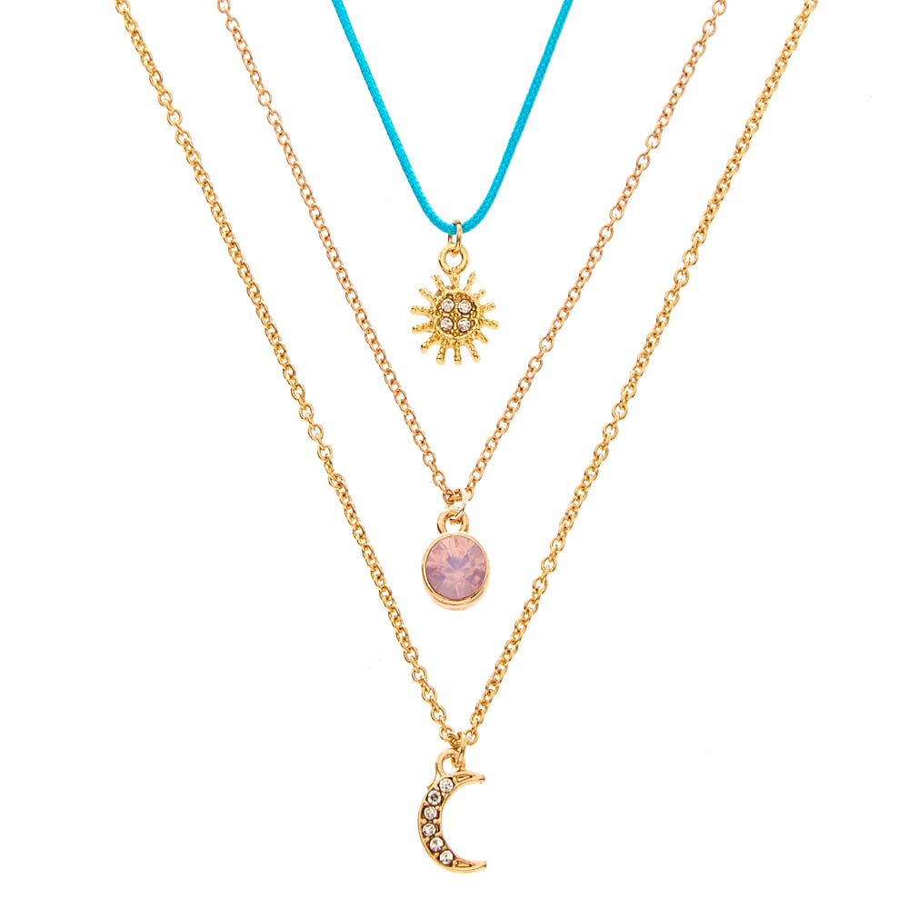 Sun and moon friendship necklace claire's hot sale