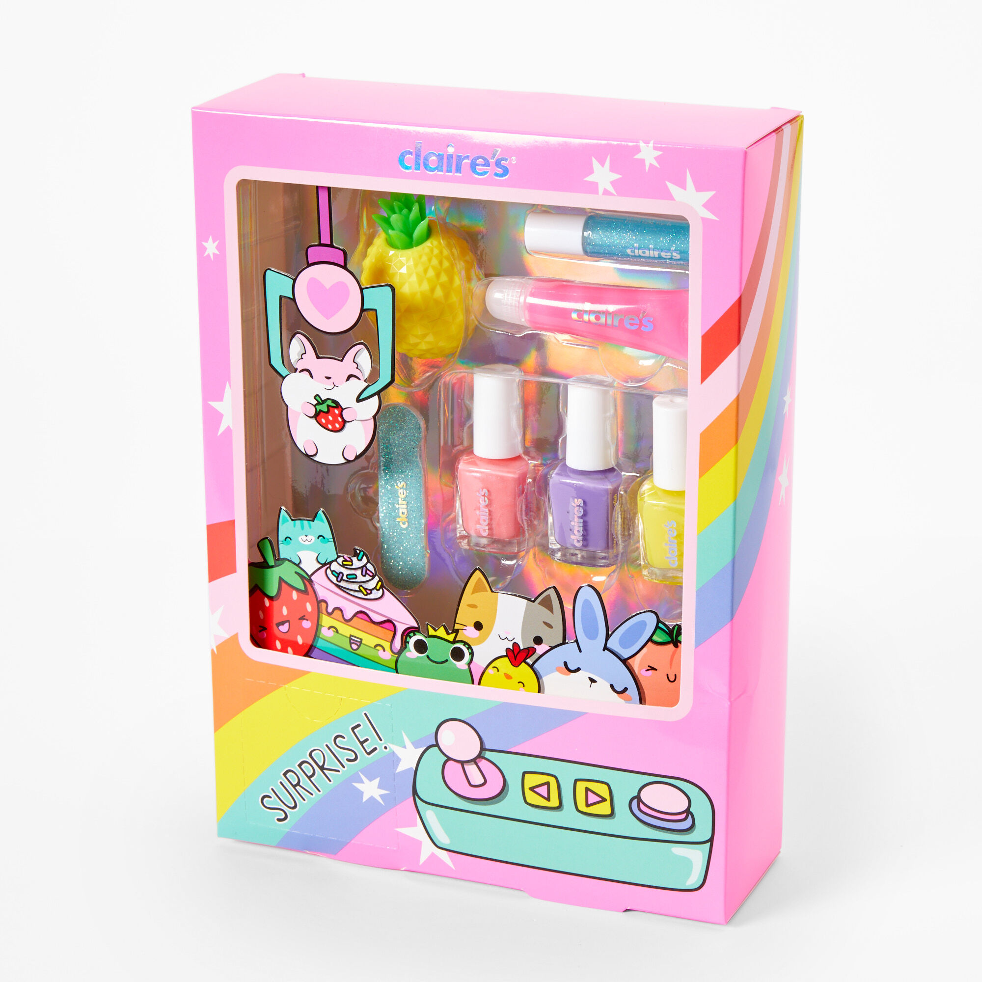 View Claires Chibi Critters Claw Machine Makeup Set information