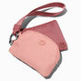 Mauve Nylon Coin Purse Set - 2 Pack,