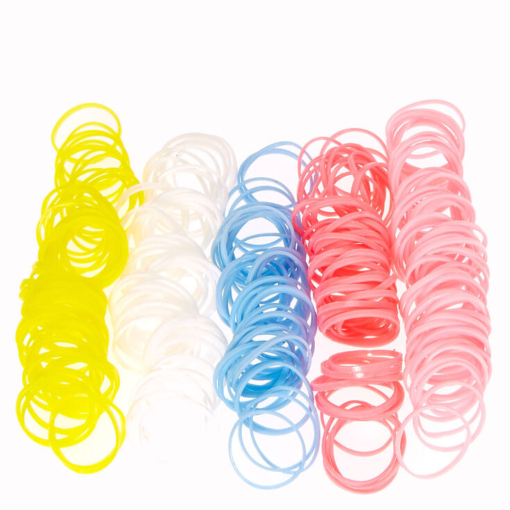Claire&#39;s Club Pastel Hair Tie Set,
