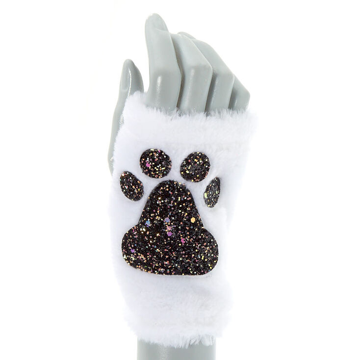 Furry Cat Costume Set - White, 3 Pack,