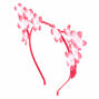 Claire&#39;s Club Light Up Flowers Cat Ears Headband - Pink,