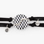 Best Friends Checkered Yin Yang Bracelets - 2 Pack,