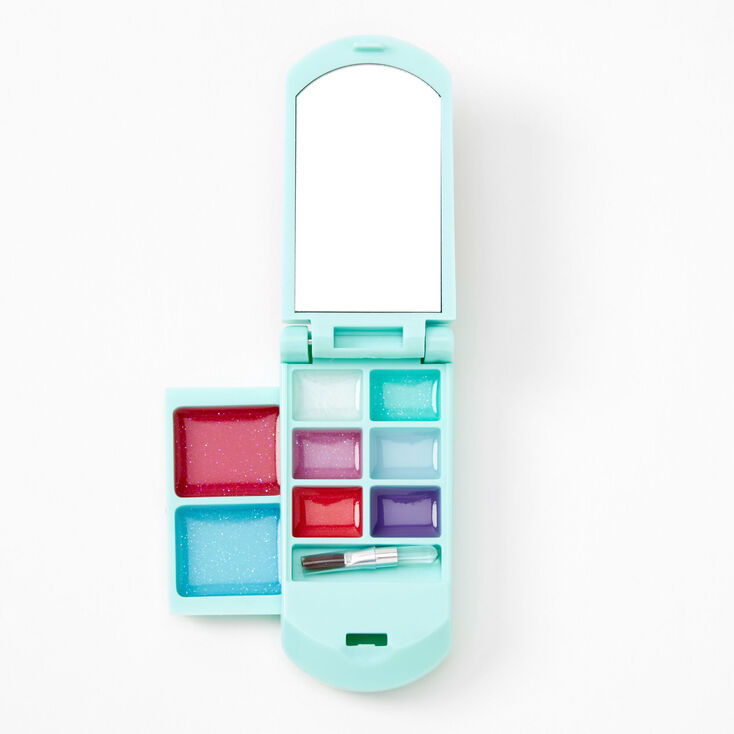 Claire&#39;s Club Butterfly Bling Flip Phone Lip Gloss Set - Mint,