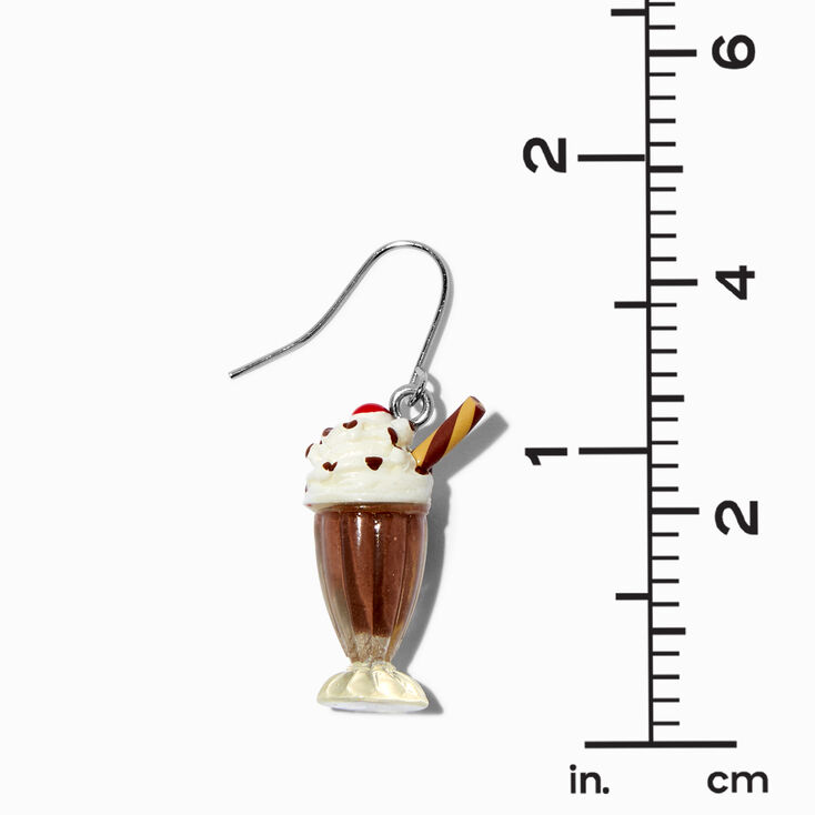 Chocolate Shake Drop Earrings,
