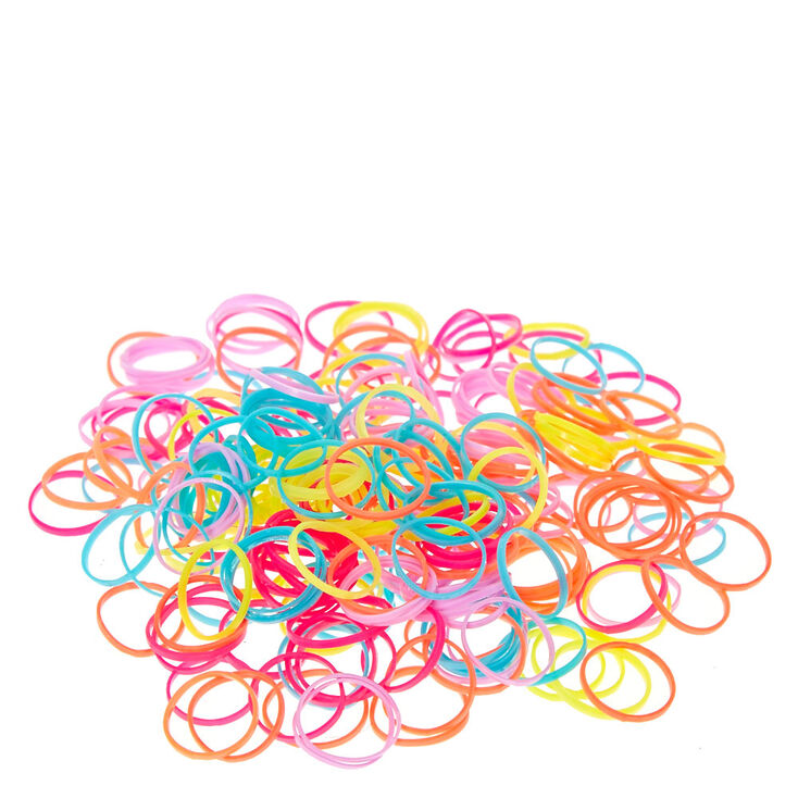 Claire&#39;s Club Neon Mini Elastic Hair Bobbles,