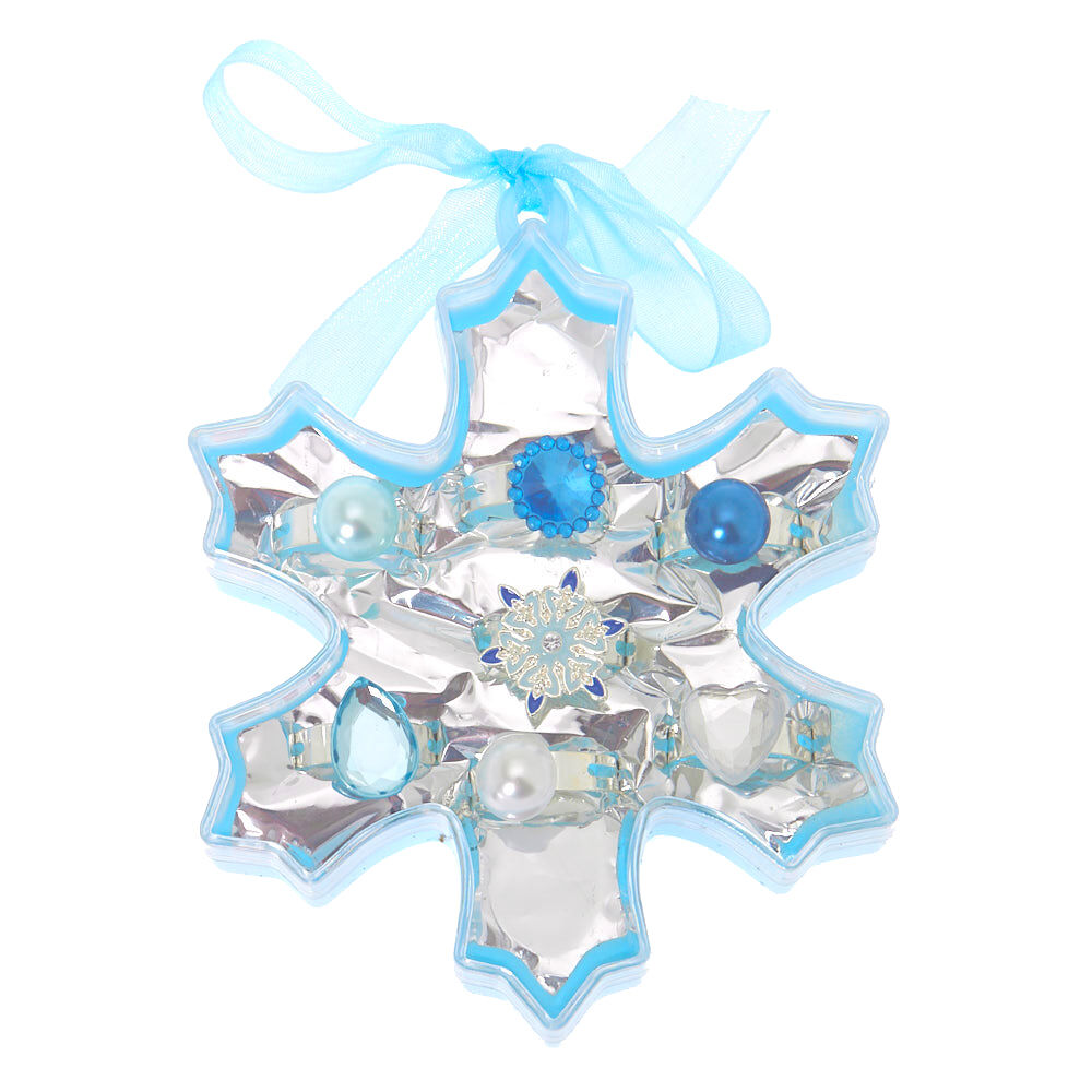Claire's Club Snowflake Rings - 7 Pack,